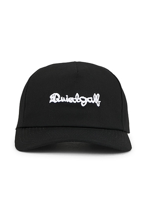 Quiet Golf 1959 5 Panel Hat in Black - Black. Size all.