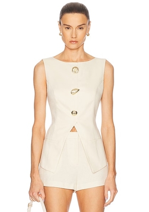 Shani Shemer Shani Top in Butter - Ivory. Size L (also in M, S).