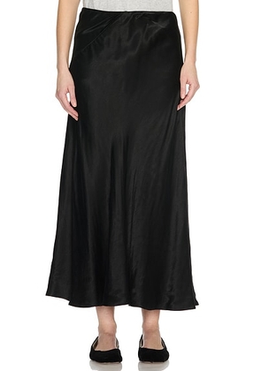 The Row Luce Skirt in Black - Black. Size 4 (also in 6).