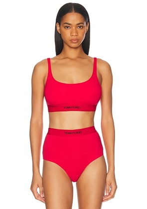 TOM FORD Signature Bralette in Scarlet - Red. Size XS (also in ).
