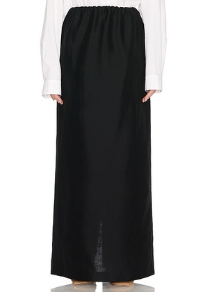 The Row Saul Skirt in Black - Black. Size 6 (also in ).