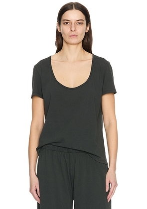 The Row Stilton Top in Faded Black - Black. Size L (also in S, XL).