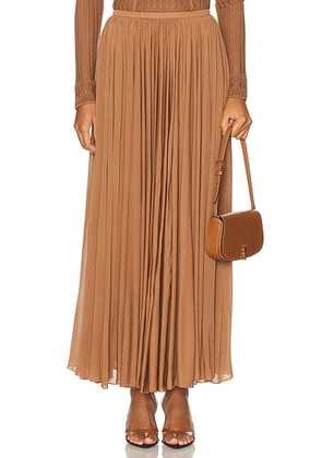 Ralph Lauren Collection Midi Skirt in Light Toffee. Size 0 (also in 2).