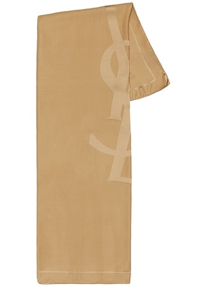 Saint Laurent Scarf in Beige - Beige. Size all.