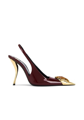 Saint Laurent Loulou Pump in Lust Red - Burgundy. Size 37 (also in 38).