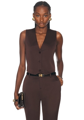 SEROYA Edwina Vest in Ash Brown - Brown. Size L (also in ).