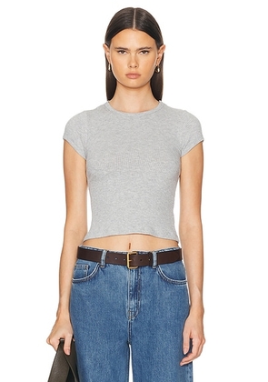 SABLYN Yael Tee in Heather Grey - Grey. Size L (also in M, S, XS).