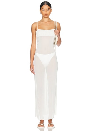 Tropic of C Fairy Dress in Ivory Mesh - Cream. Size L (also in ).