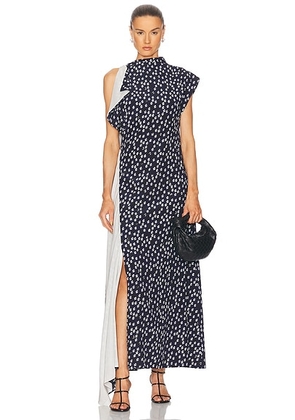 Proenza Schouler Devyn Dress in Navy Multi - Navy. Size 4 (also in ).