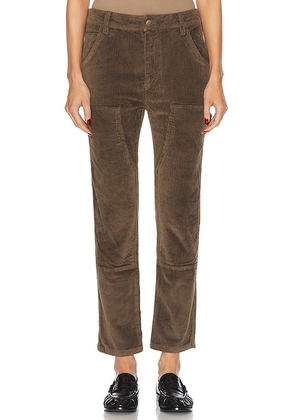 RENGGLI Corduroy Work Pant in Umber - Brown. Size 32 (also in ).