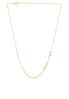 Siena Jewelry Bezel Diamond Necklace in 14k Yellow Gold & Diamond - Metallic Gold. Size all.