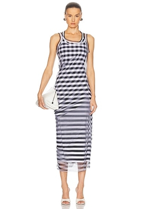 Sportmax Naro Dress in Black & White - Black. Size L (also in S).