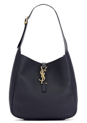 Saint Laurent Small Le 5 A 7 Shoulder Bag in Notte - Navy. Size all.