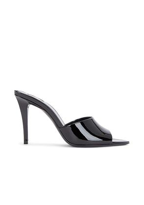 Saint Laurent Giqua Mule Sandal in Nero - Black. Size 36 (also in 37, 37.5, 38, 38.5, 39.5, 40).