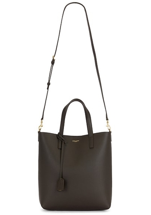 Saint Laurent Toy North South Shopping Bag in Light Musk - Brown. Size all.