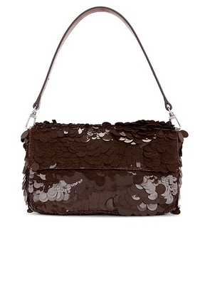 Staud Timmy Shoulder Bag in Cacao - Brown. Size all.