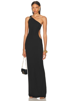 Ronny Kobo Leigh Dress in Black - Black. Size L (also in ).