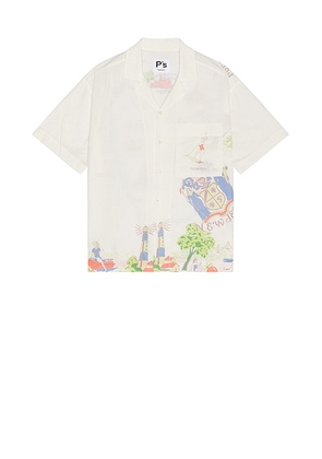 President's Reef Shirt in Off White - White. Size L (also in M).