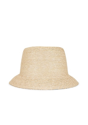 Saint Laurent Straw Hat in Rope - Tan. Size 57 (also in 58).