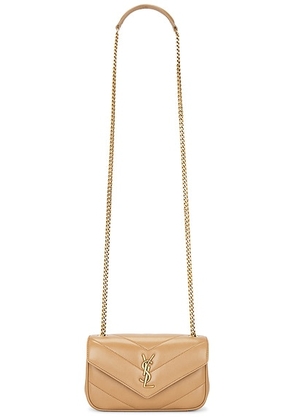 Saint Laurent Toy Loulou Bag in Natural Tan - Beige. Size all.