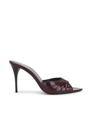 Saint Laurent Babylone Sandal in Vintage Bordeaux - Wine. Size 39 (also in ).