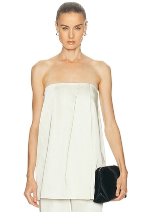SRG Monet Top in Satin Beige - Ivory. Size M (also in L, XS, XXS).