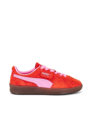 Puma Select Palermo Sneaker in Fierce Red & Poison Pink - Red. Size 10 (also in 6, 6.5, 7, 7.5, 8, 9).