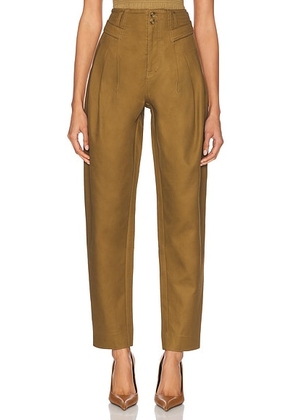 Ronny Kobo Cathy Pant in Military Green - Green. Size 24 (also in 25, 26).