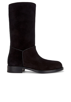 The Row Nobilis Riding Boot in Black - Black. Size 36 (also in 36.5, 37, 38, 38.5, 40, 41, 42).