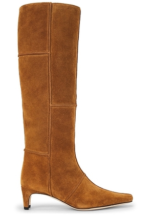 Staud Wally Flat Boot in Tan - Brown. Size 36 (also in 36.5, 37, 37.5, 38, 38.5, 39.5, 40, 41).