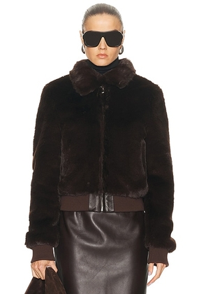 SPRWMN Tate Jacket in Americano - Chocolate. Size M (also in ).