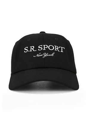 Sporty & Rich Sport Wool Hat in Faded Black & Cream - Black. Size all.
