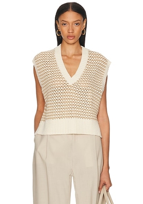 Staud Americana Sweater in Breeze Creme. Size S (also in XS).