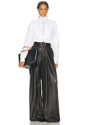 Ralph Lauren Collection Abbie Top in White - White. Size 0 (also in 2, 6).