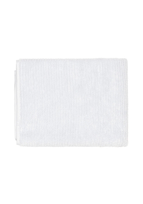 Parachute Soft Rib Hand Towel in Lagoon - White. Size all.