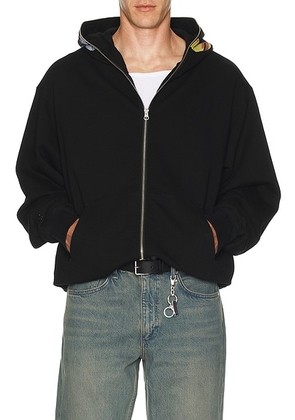 Pleasures x Daft Punk Ram Zip Hoodie in Black - Black. Size L (also in M, S).