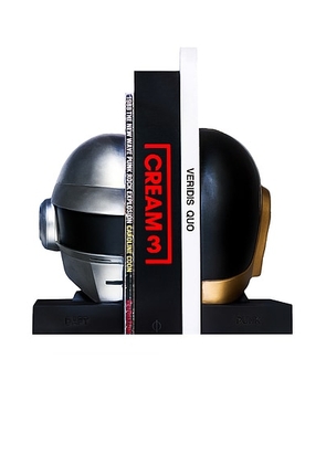Pleasures x Daft Punk Helmets Bookend in Metallic - Metallic Gold,Metallic Silver. Size all.