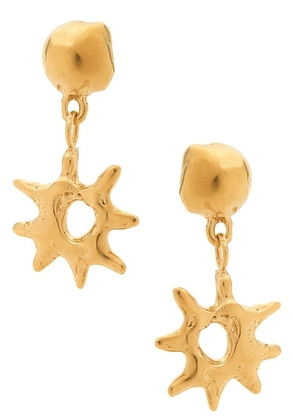 Simuero Alba Earrings in Gold - Metallic Gold. Size all.