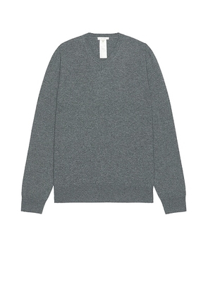The Row Rod Sweater in Medium Grey Melange - Grey. Size XL/1X (also in ).