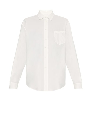 The Row Thane Shirt in White - White. Size L (also in XL/1X, XXL/2X).
