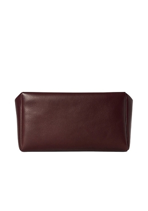 The Row Squared Compact Clutch in Burgundy ANS - Burgundy. Size all.