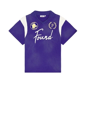 Found Found Premier League Jersey in Eggplant & Cream - Purple. Size M (also in XL/1X).
