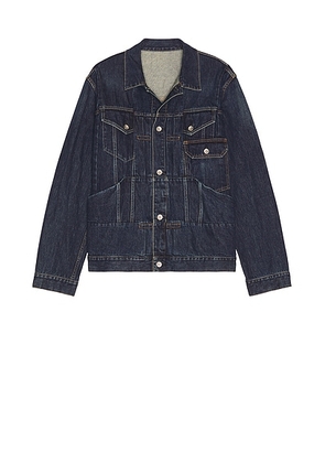 Sacai Denim Jacket in Blue - Blue. Size 2 (also in 4).
