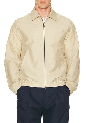 Theory Full Zip Blouson in Chino - Cream. Size M (also in ).