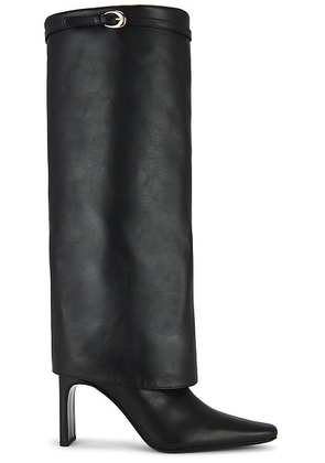 Staud Wally Foldover High Heel Boot in Black - NA. Size 37 (also in 36, 37.5, 38, 38.5, 39.5, 41).