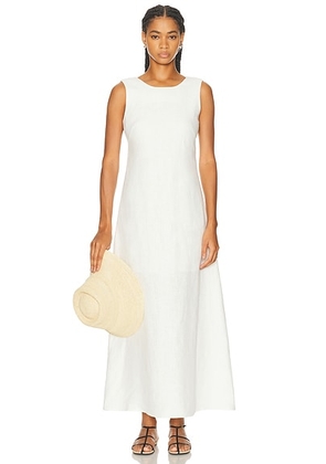 Posse Matilda Dress in Cream - Cream. Size L (also in M, S, XS).