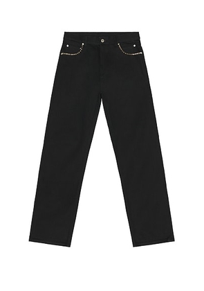 TAKAHIROMIYASHITA The Soloist Studs Loose Fit Jeans in Black - Black. Size 30 (also in ).