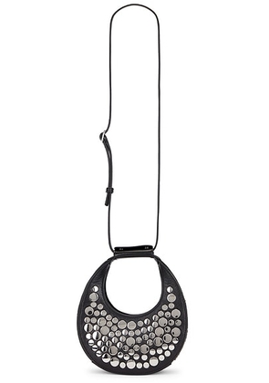 Staud Good Night Moon in Rivets - Black. Size all.