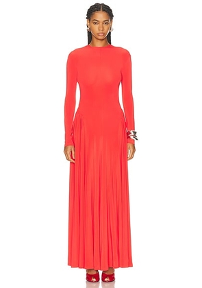 TOVE Orea Dress in Vivid Red - Red. Size 34 (also in 36, 38, 40).