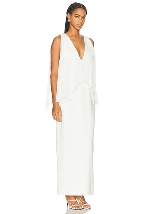 TOVE Galina Dress in White - White. Size 36 (also in 42).
